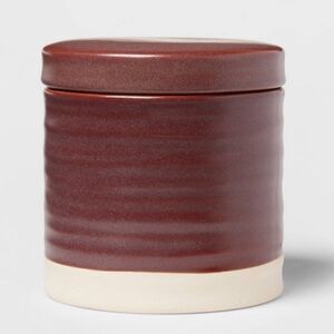 Threshold Ceramic Small Bathroom Canister